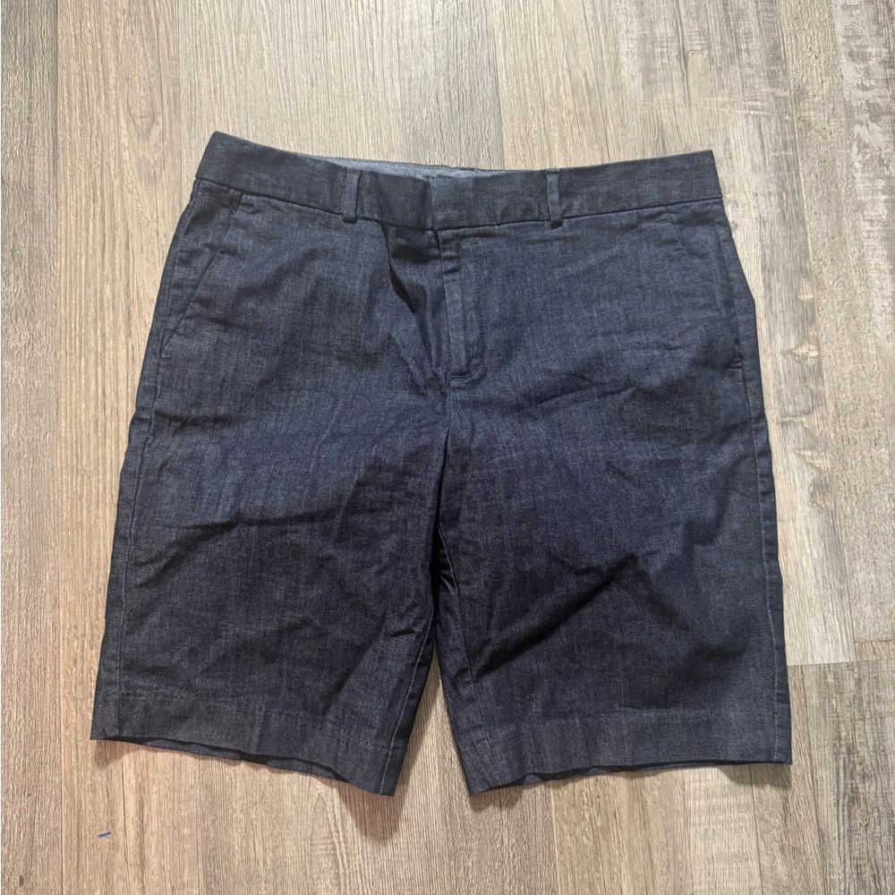 Banana Republic Hampton Shorts Women's Size
8 Blue Denim Cotton Blend Stretch